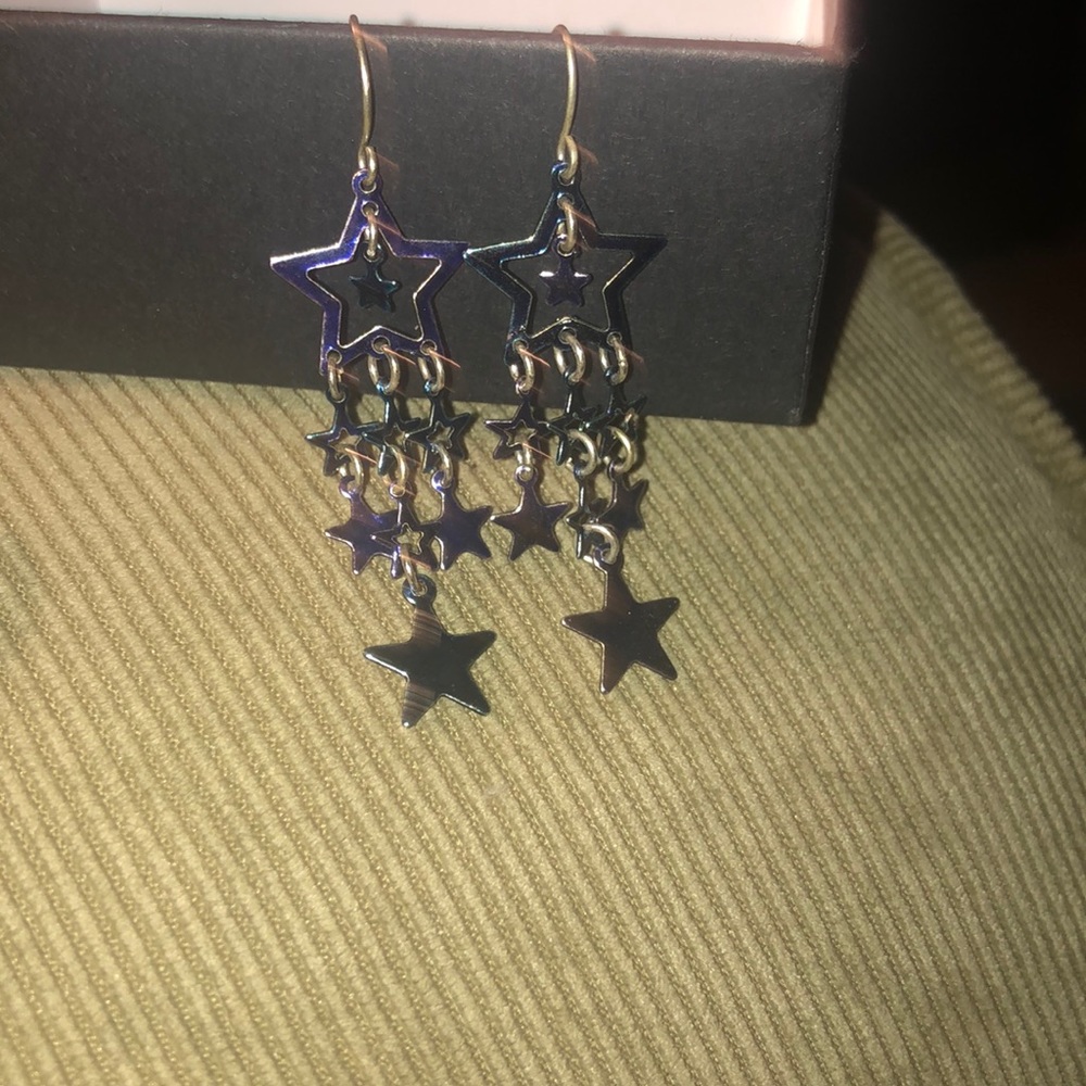 Blue and Silver Earrings!